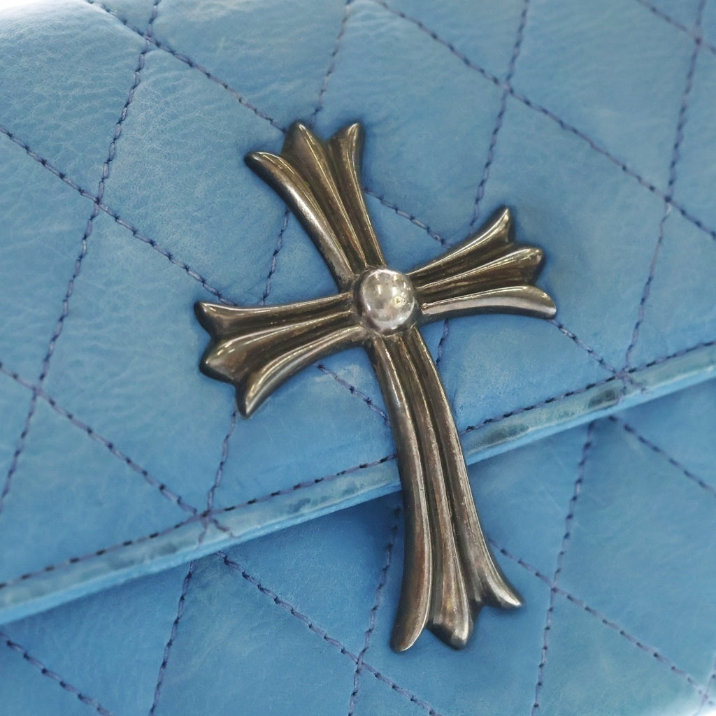 CHROME HEARTS(クロムハーツ) DINNER LG CH CROSS ディナー ラージCHクロス付レザークラッチバッグ