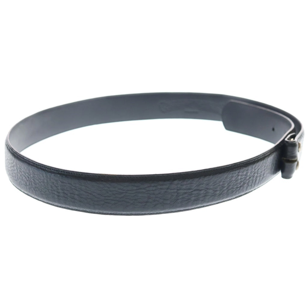 CHROME HEARTS(クロムハーツ) 1.5 STRAP 1.5inchスクロールレーベルリベッツ レザーベルト