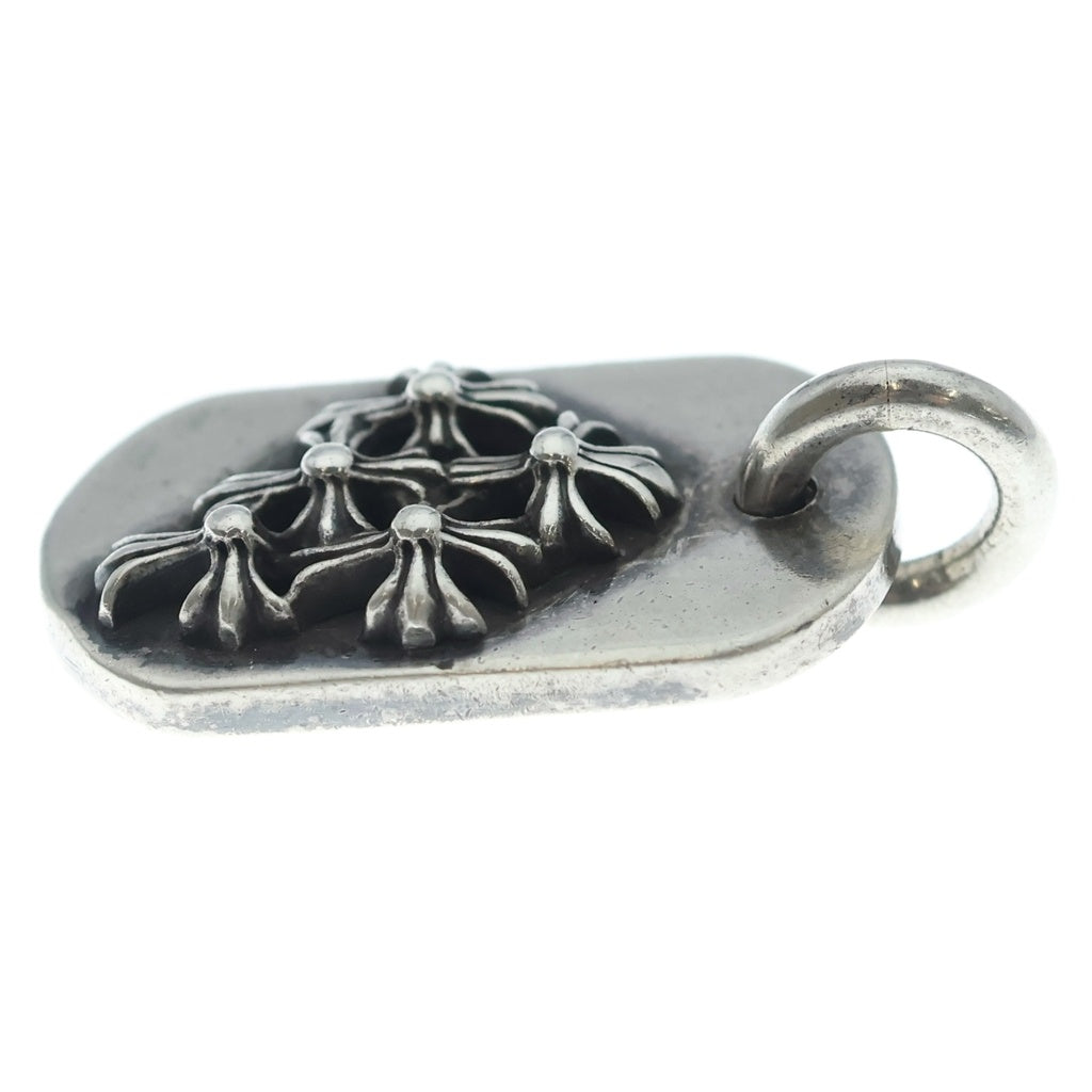 CHROME HEARTS(クロムハーツ) RAISED DOGTAG レイズドドッグタグ チャーム ネックレストップ シルバー