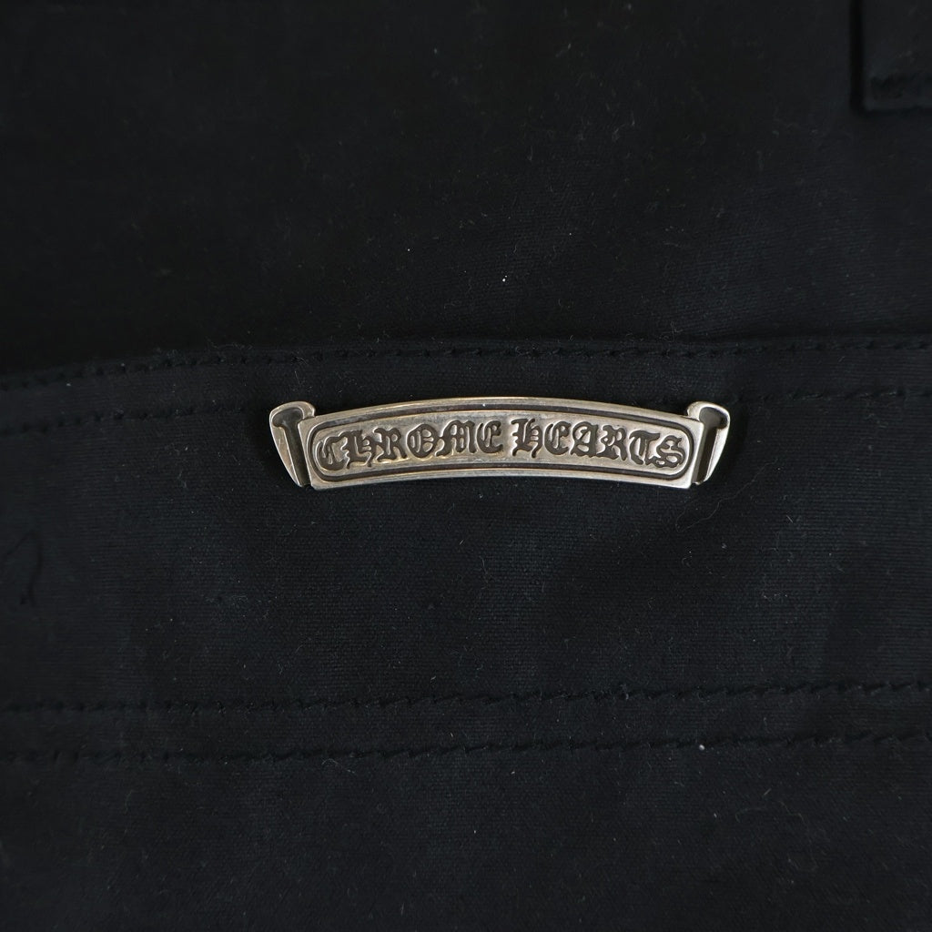 CHROME HEARTS(クロムハーツ) Oil CARPENTER DOUBLE KNEE オイル カーペンターロングパンツ ブラック
