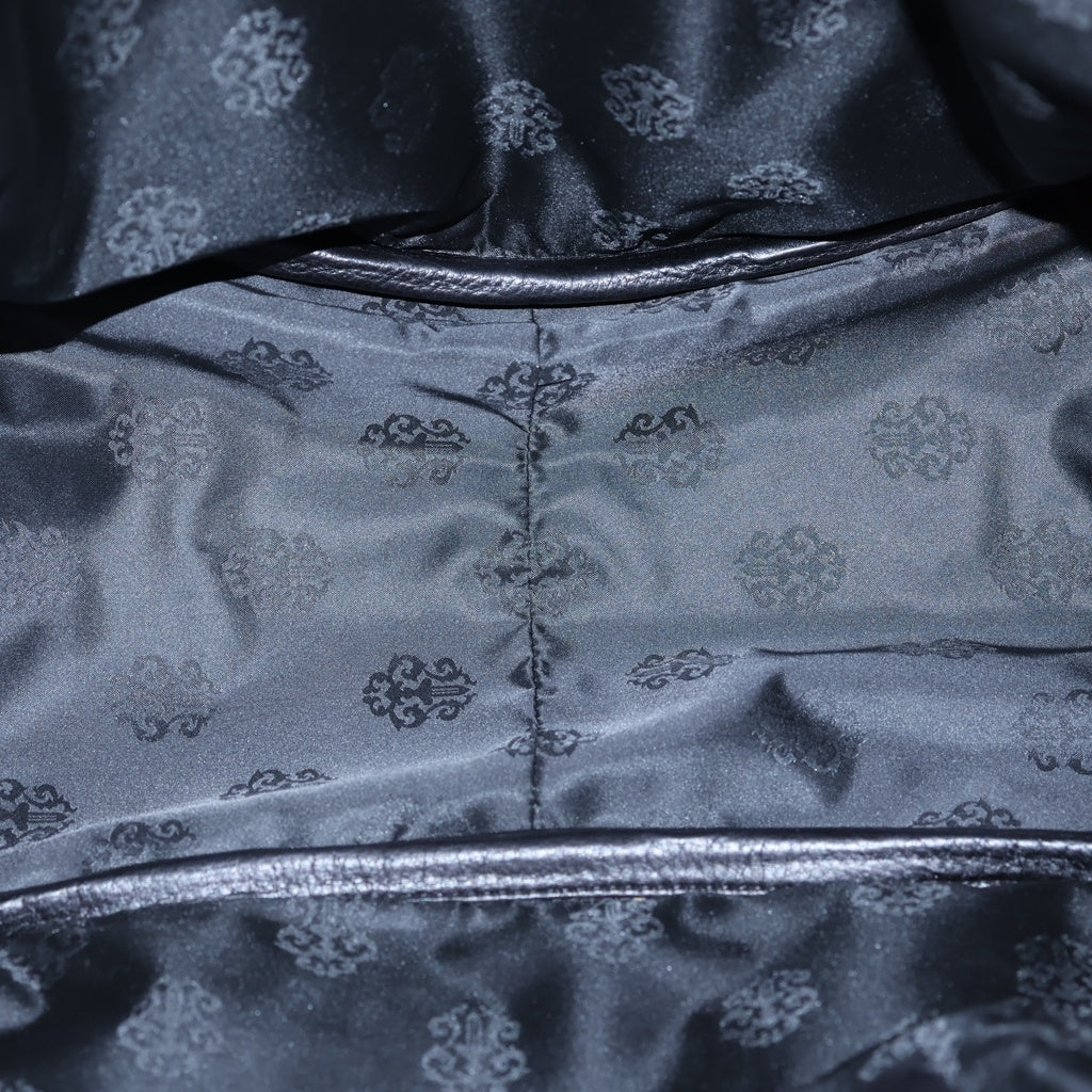 CHROME HEARTS(クロムハーツ) BS FLEUR BOWLING BAG BSフレアパッチデストロイレザー ボーリングバッグハンドバッグ