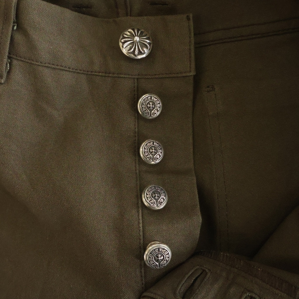 CHROME HEARTS(クロムハーツ) CARPENTER/カーペンター バックポケットセメタリーパッチロングパンツ
