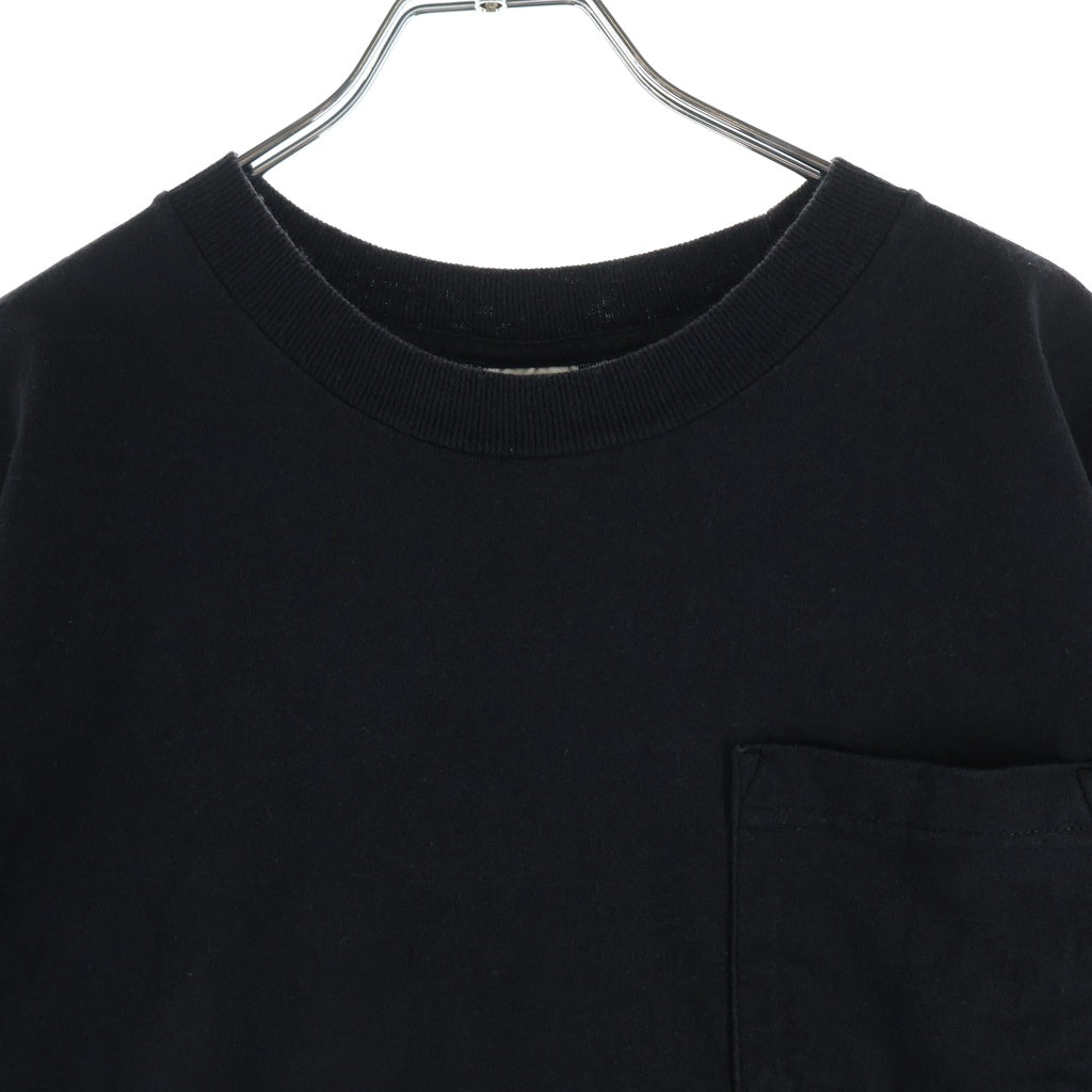 CHROME HEARTS(クロムハーツ) OLD FLRL CRS TEE オールド フローラルクロス スクロールラベルプリント クルーネック 半袖Tシャツ カットソー ブラック/レッド