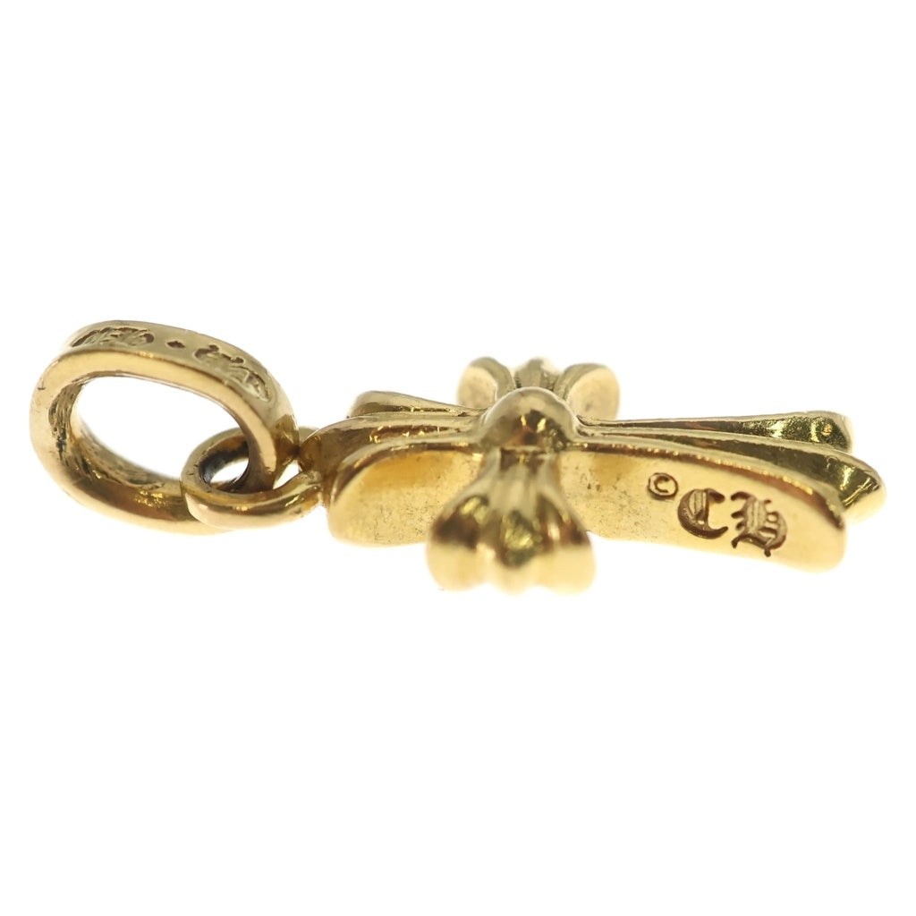 CHROME HEARTS(クロムハーツ) 22K CRS BBYFAT P/DIA ベイビーファットクロス PAVEダイヤ ペンダントトップ ゴールド BCA035