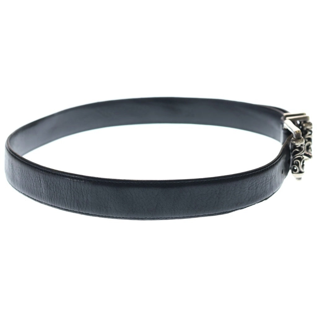 CHROME HEARTS(クロムハーツ) BLT ROLLER 3PC1.5inch 3PCローラーバックル レザーベルト シルバー BCA357