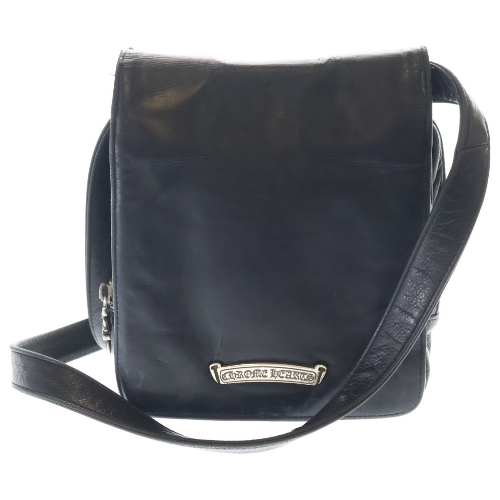 CHROME HEARTS(クロムハーツ) MILO ラージダガー メールショルダーバッグ レザーバッグ ブラック