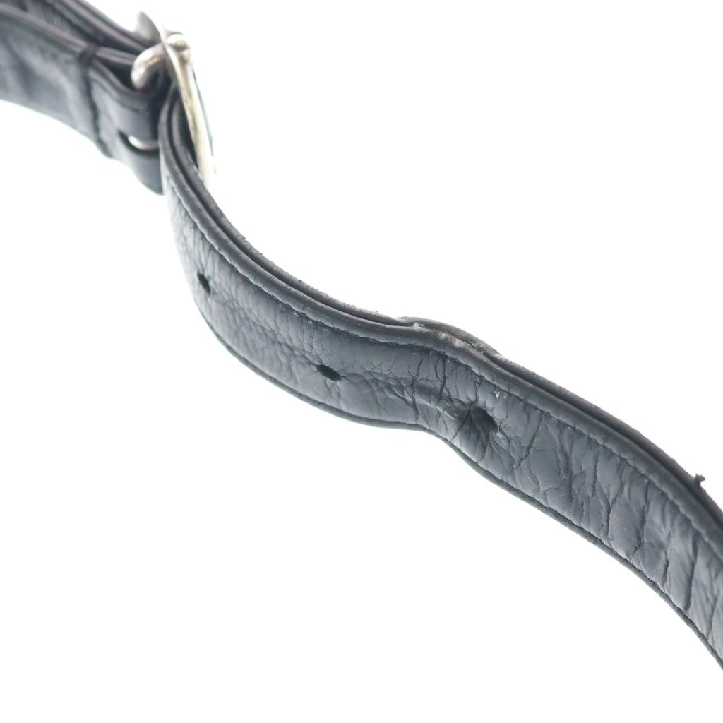 CHROME HEARTS(クロムハーツ) MILO ラージダガー メールショルダーバッグ レザーバッグ ブラック