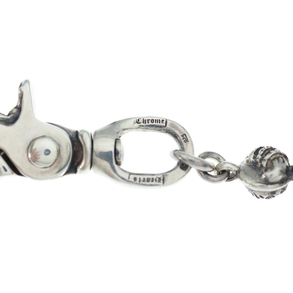 CHROME HEARTS(クロムハーツ) 1MULTIBALL LONG-T 2クリップロング#2マルチボール シルバーウォレットチェーン