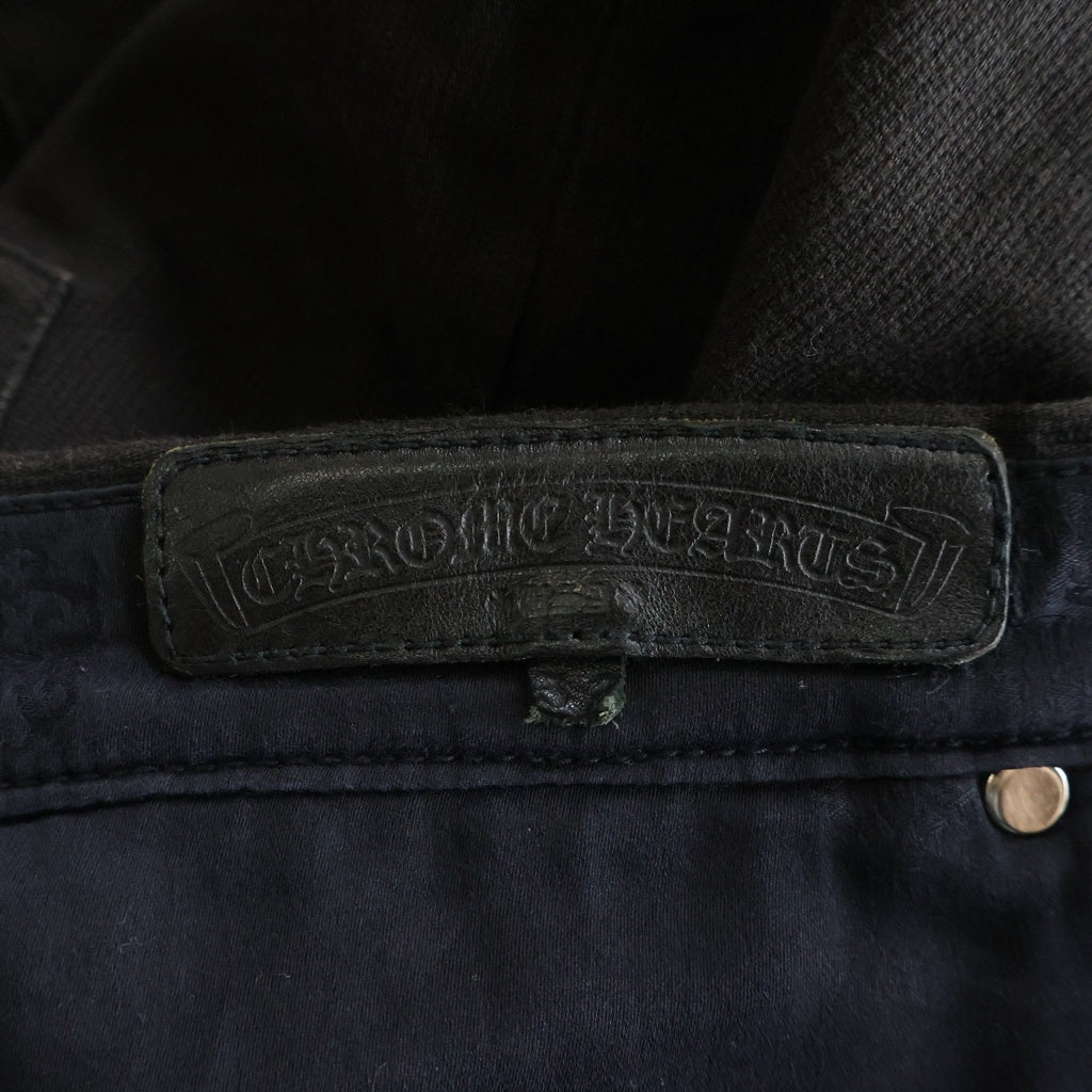 CHROME HEARTS(クロムハーツ) RS BOOTLEG 5 PKT DNM PANT クロスボールボタンブーツカットデニムパンツ