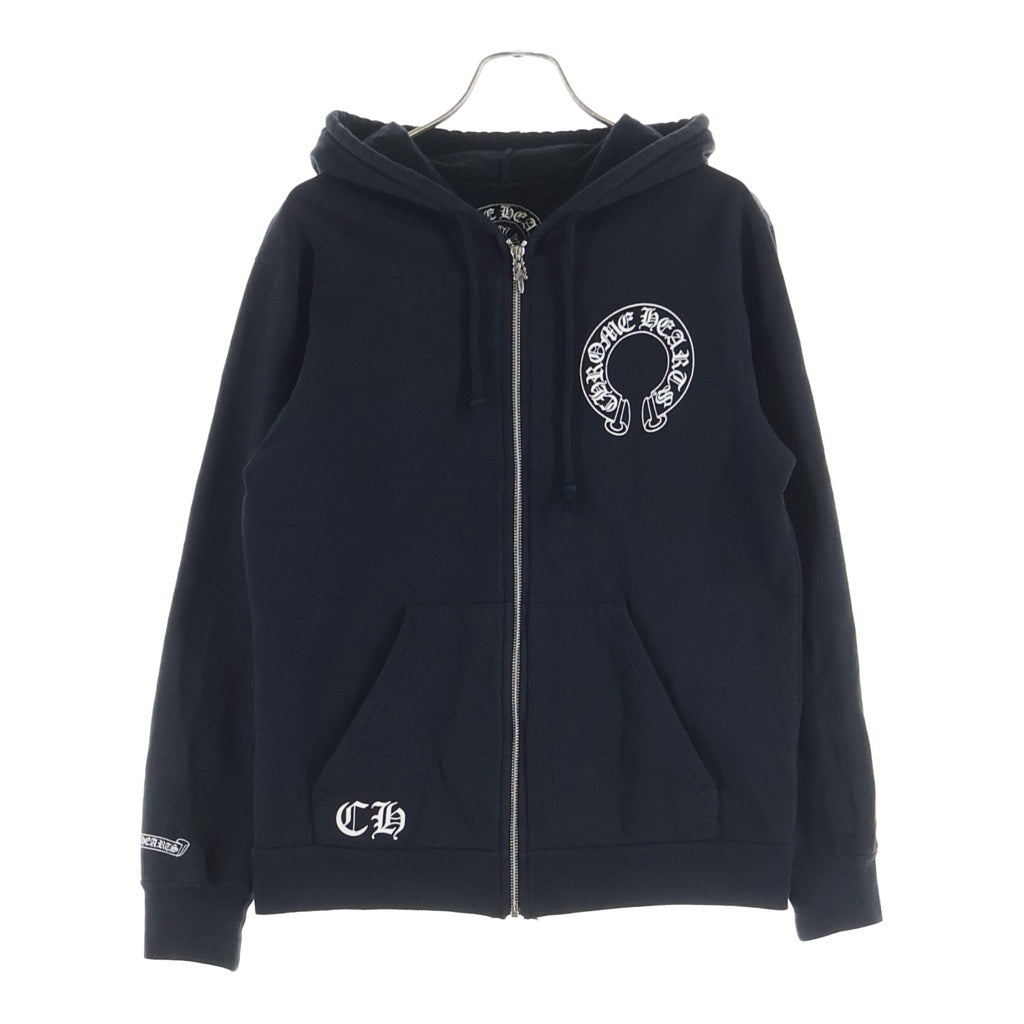 CHROME HEARTS(クロムハーツ) SWTSHIRT HD ZIP バックCHプラスプリントジップパーカー