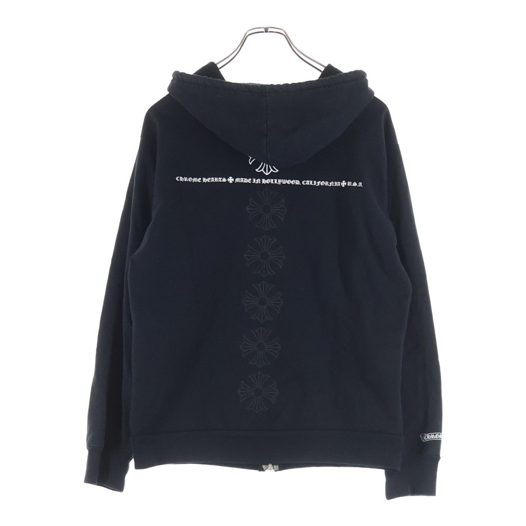 CHROME HEARTS(クロムハーツ) SWTSHIRT HD ZIP バックCHプラスプリントジップパーカー