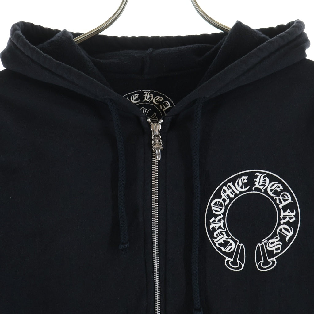 CHROME HEARTS(クロムハーツ) SWTSHIRT HD ZIP バックCHプラスプリントジップパーカー