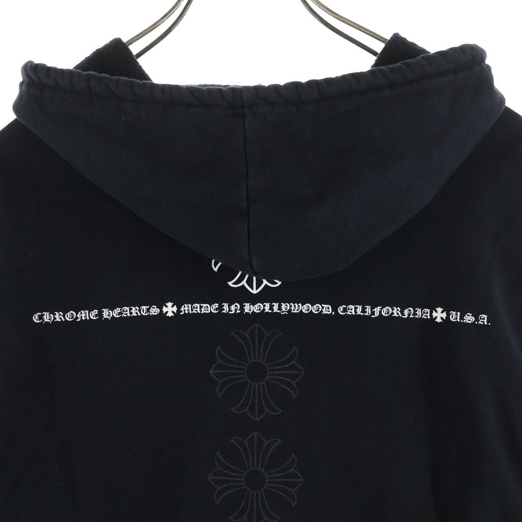 CHROME HEARTS(クロムハーツ) SWTSHIRT HD ZIP バックCHプラスプリントジップパーカー
