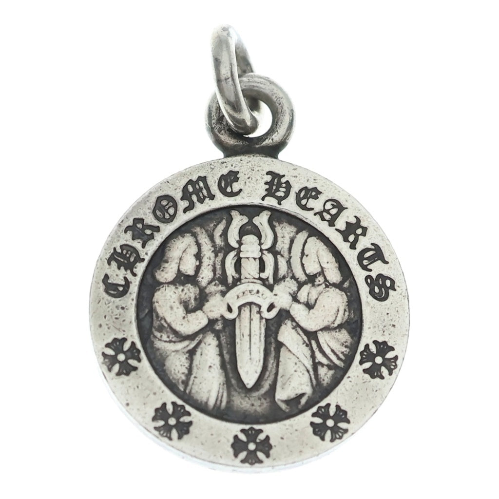 CHROME HEARTS(クロムハーツ) CHRM ANGL MDL V2 エンジェルメダルチャーム ペンダントトップ シルバーBCA229