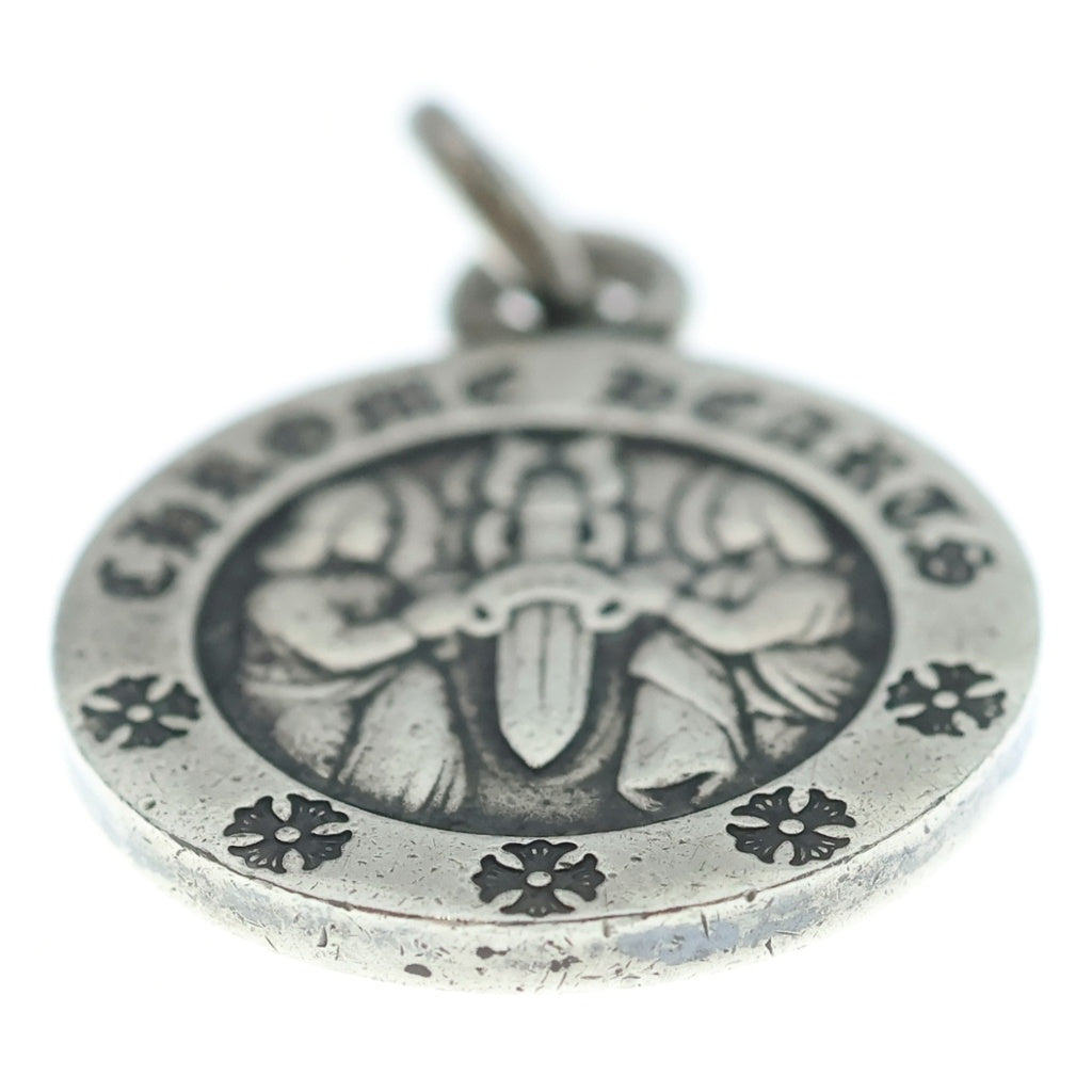 CHROME HEARTS(クロムハーツ) CHRM ANGL MDL V2 エンジェルメダルチャーム ペンダントトップ シルバーBCA229