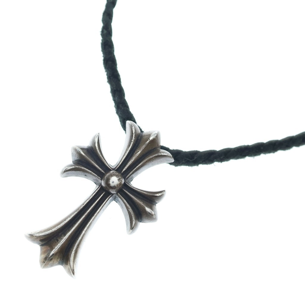 CHROME HEARTS(クロムハーツ) CH CRS SMLスモールCHクロス BC ボロチップブレイド ネックレス シルバー BCA220