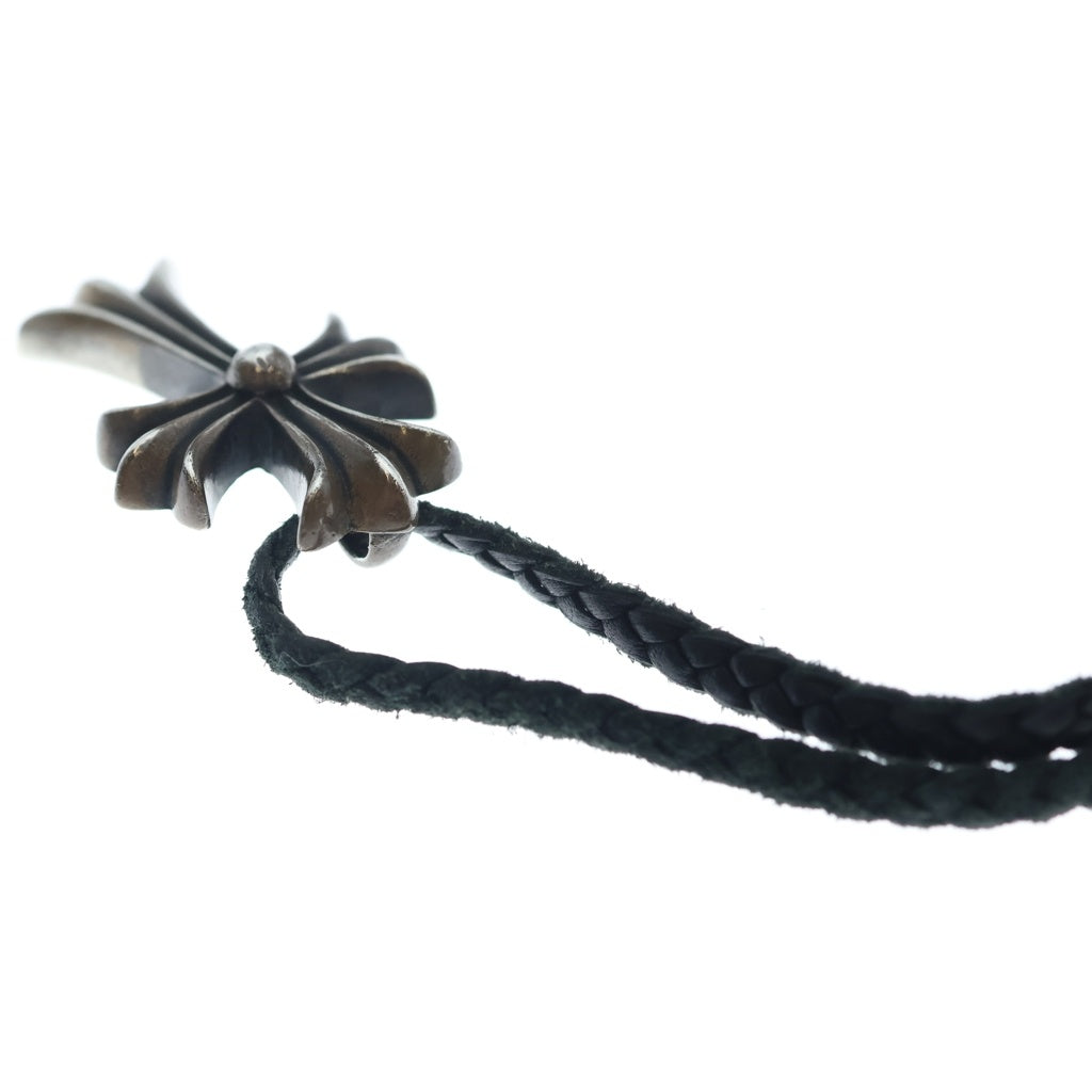 CHROME HEARTS(クロムハーツ) CH CRS SMLスモールCHクロス BC ボロチップブレイド ネックレス シルバー BCA220