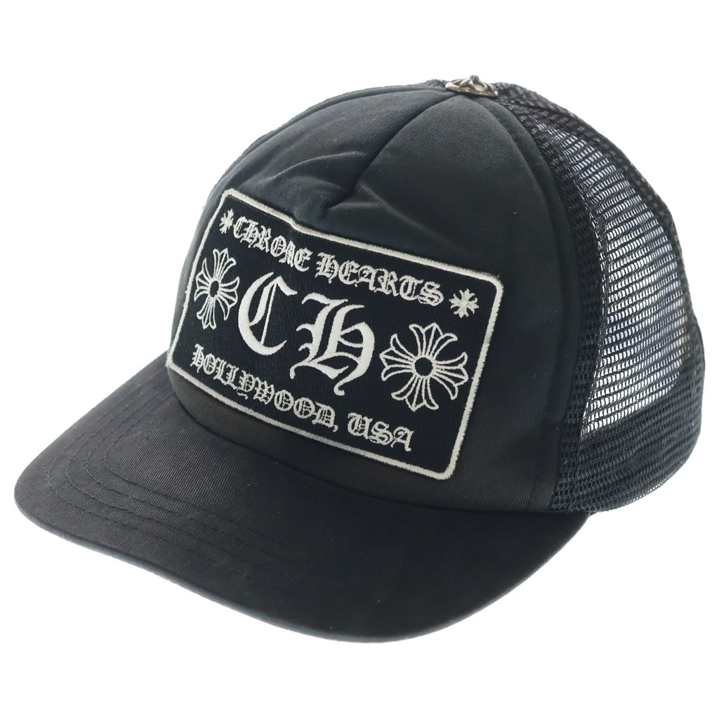 CHROME HEARTS(クロムハーツ) TRUCKER CAP CHパッチ メッシュ トラッカーキャップ 帽子 ブラック
