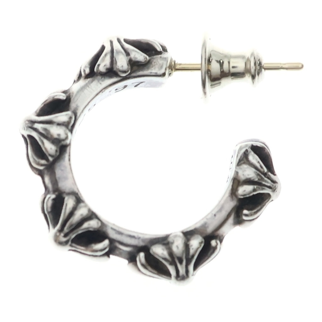 CHROME HEARTS(クロムハーツ) HOOP CROSS クロスバンド フープピアス シルバー BCA100