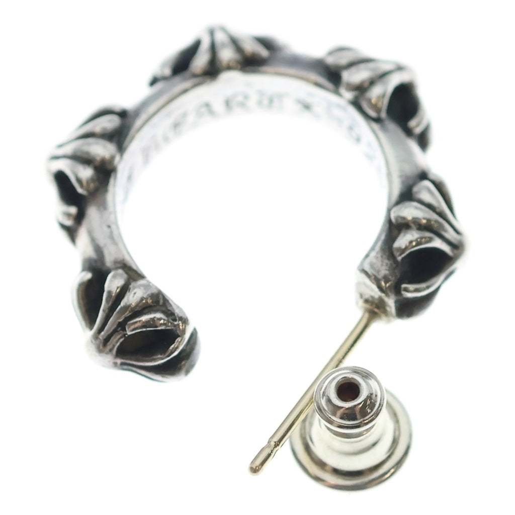 CHROME HEARTS(クロムハーツ) HOOP CROSS クロスバンド フープピアス シルバー BCA100