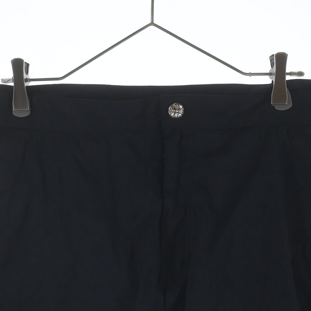 CHROME HEARTS(クロムハーツ) Y NOT CHプラス総柄 クロスボールボタンナイロンハーフパンツ