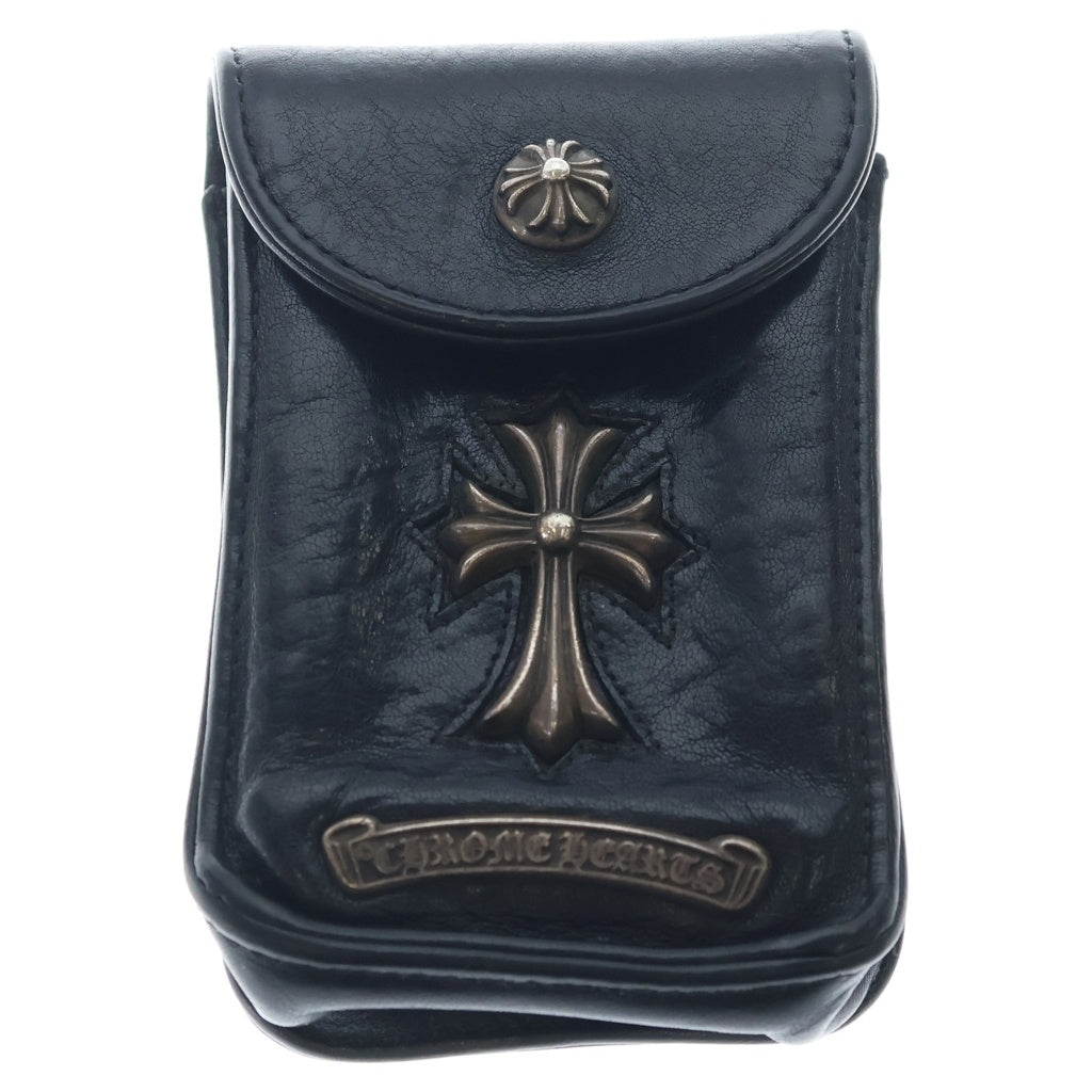 CHROME HEARTS CH CROSS CIGARETTE CASE CHクロスシガレットケース クロムハーツ ブラック F （20197M） CHROME HEARTS(クロムハーツ) CH CROSS CIGARETTE CASE CHクロス