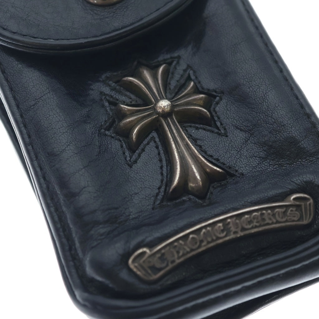 CHROME HEARTS(クロムハーツ) CH CROSS CIGARETTE CASE CHクロス シガレットケース 煙草入れ ブラック/シルバー