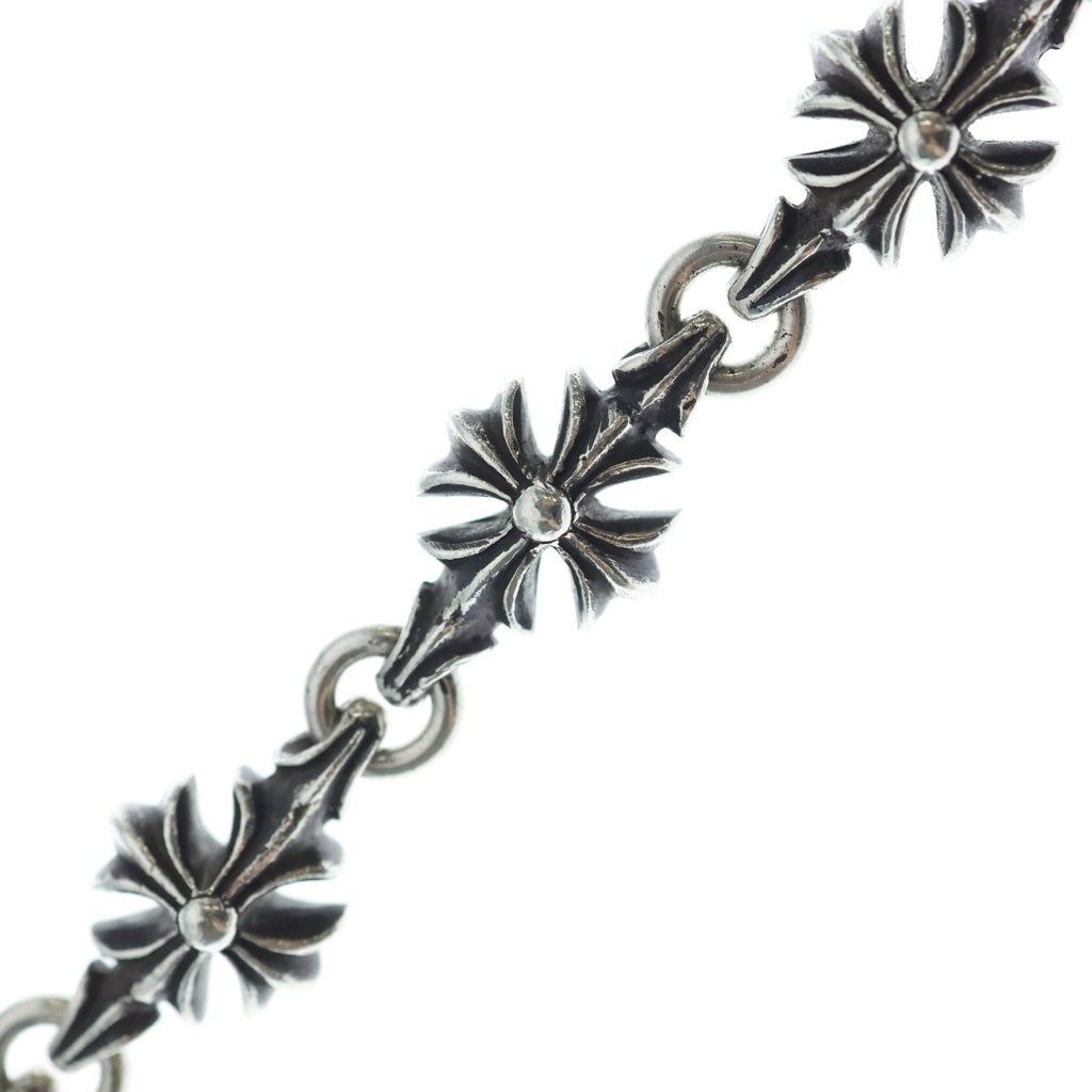 CHROME HEARTS(クロムハーツ) 4C CROSS SHORT-T/2クリップカットアウトCHプラス シルバーウォレットチェーン