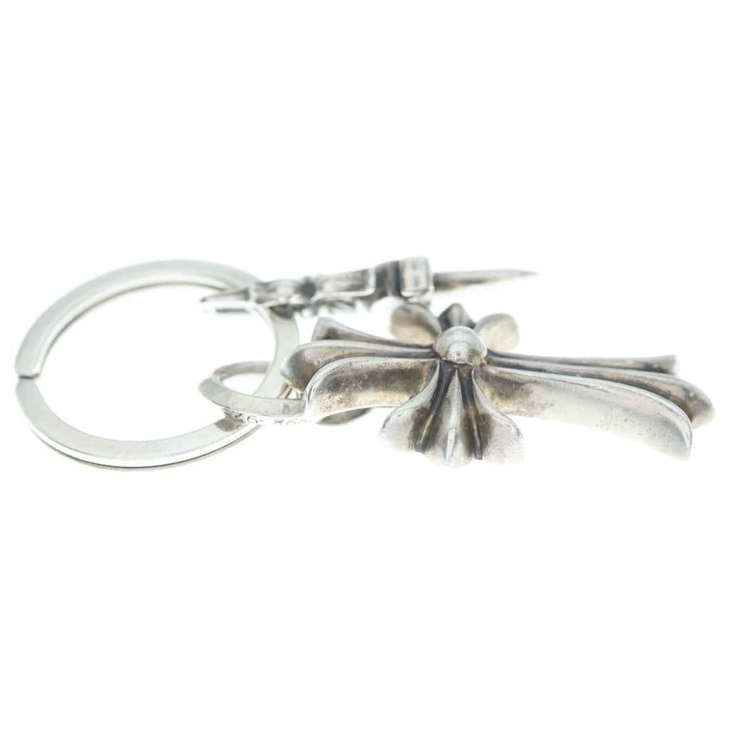 CHROME HEARTS(クロムハーツ) CH CRS SML&No5 DGGR スモールCHクロス#5ダガーキーリング シルバーキーリング