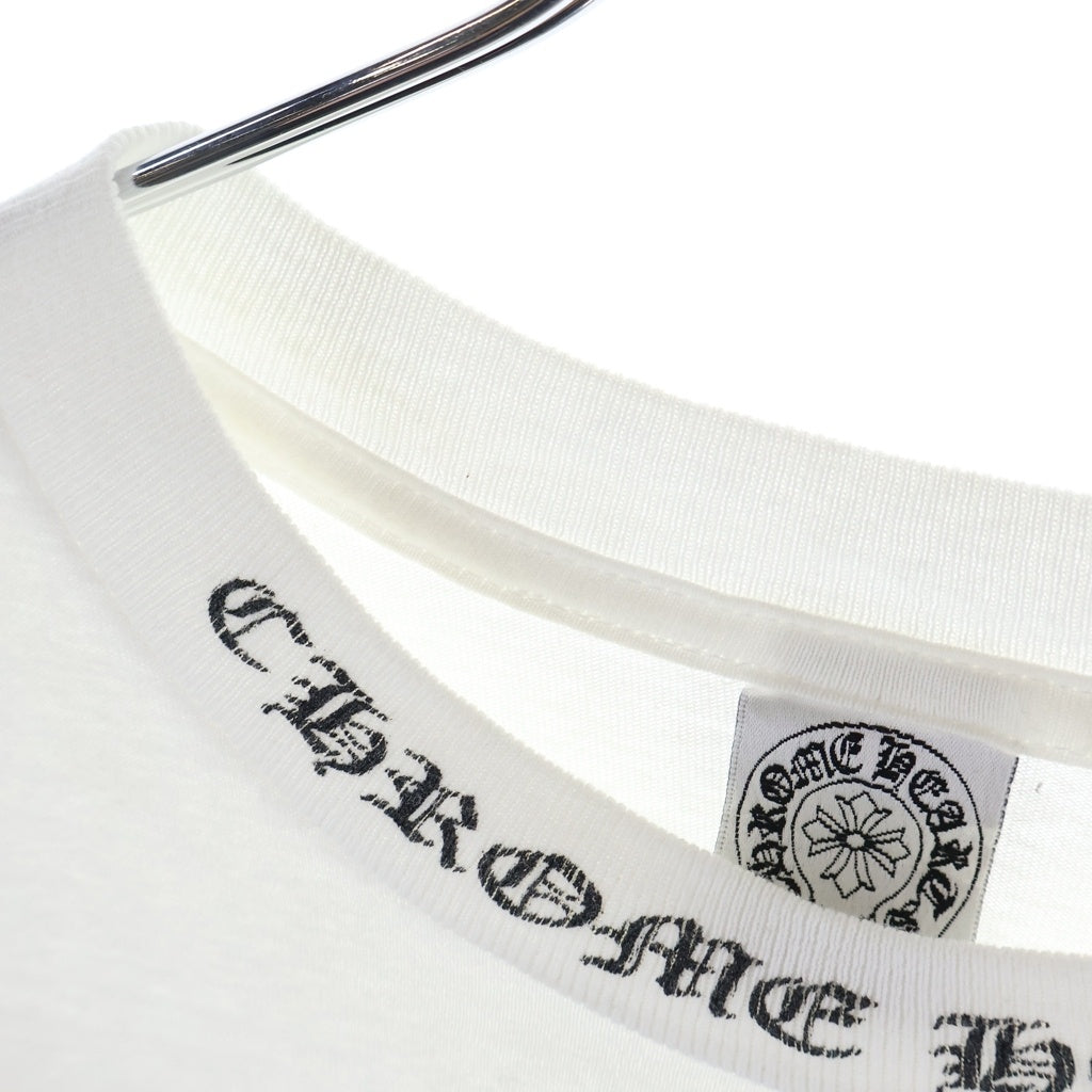 CHROME HEARTS(クロムハーツ) OLD S/S オールド ネックロゴ バックCHクロスプリント 半袖Tシャツカットソー