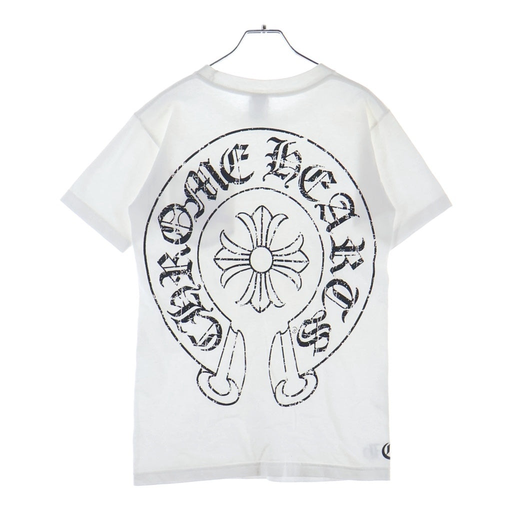 CHROME HEARTS(クロムハーツ) OLD S/S オールド CHプラス バックホースシュープリント 半袖Tシャツカットソー