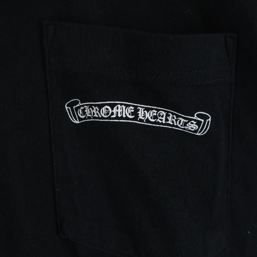CHROME HEARTS(クロムハーツ) CH L/S バック フローラルクロスプリント 長袖Tシャツカットソー