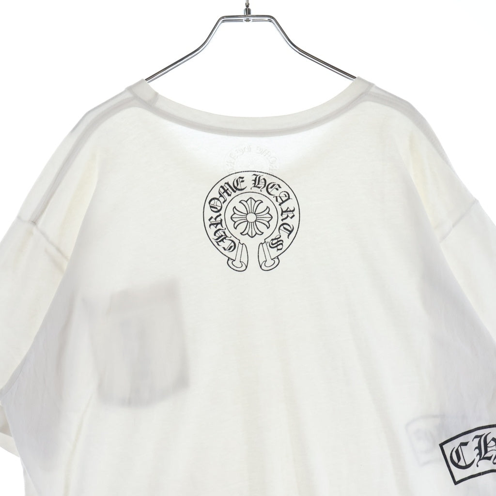 CHROME HEARTS(クロムハーツ) CH S/S T BAR Tバープリント バックホースシュープリント 半袖Tシャツ