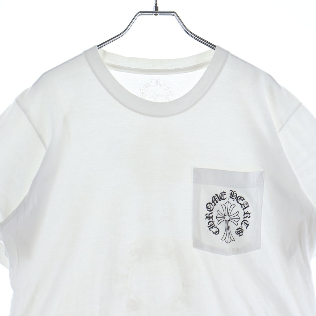CHROME HEARTS(クロムハーツ) CH S/S バックCHクロス ホースシュープリント 半袖Tシャツカットソー