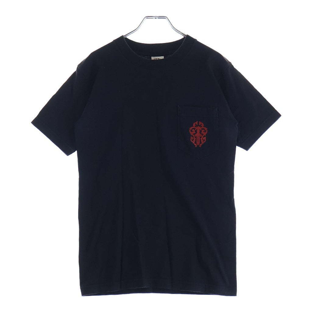 CHROME HEARTS(クロムハーツ) OLD S/S オールド 胸ヴァインダガーバックホースシュープリント半袖Tシャツ