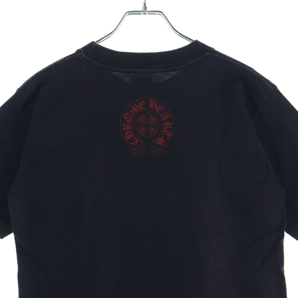 CHROME HEARTS(クロムハーツ) OLD S/S オールド 胸ヴァインダガーバックホースシュープリント半袖Tシャツ