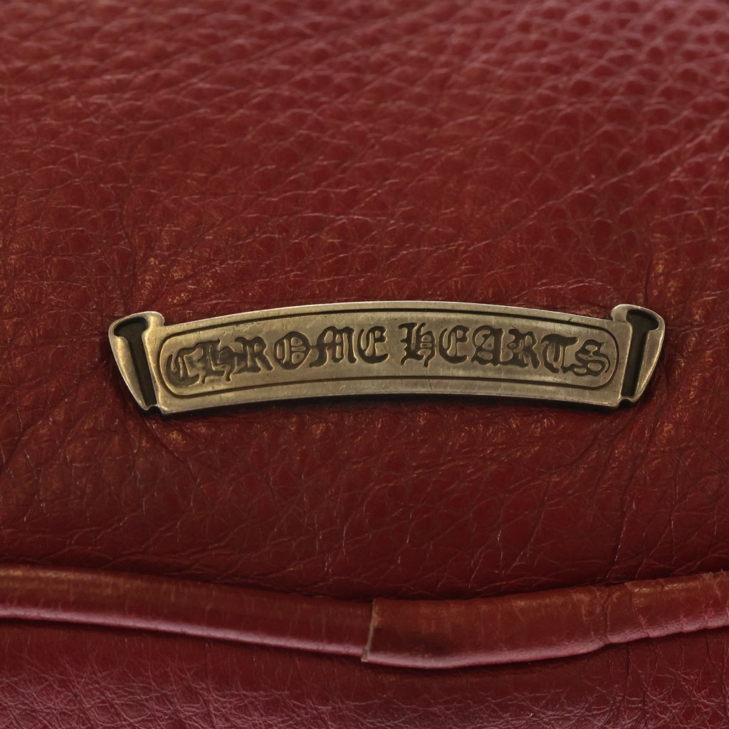 CHROME HEARTS(クロムハーツ) GYM MD SMALL ジムバッグ レザークロスパッチオールドレザーハンドバッグ レディース