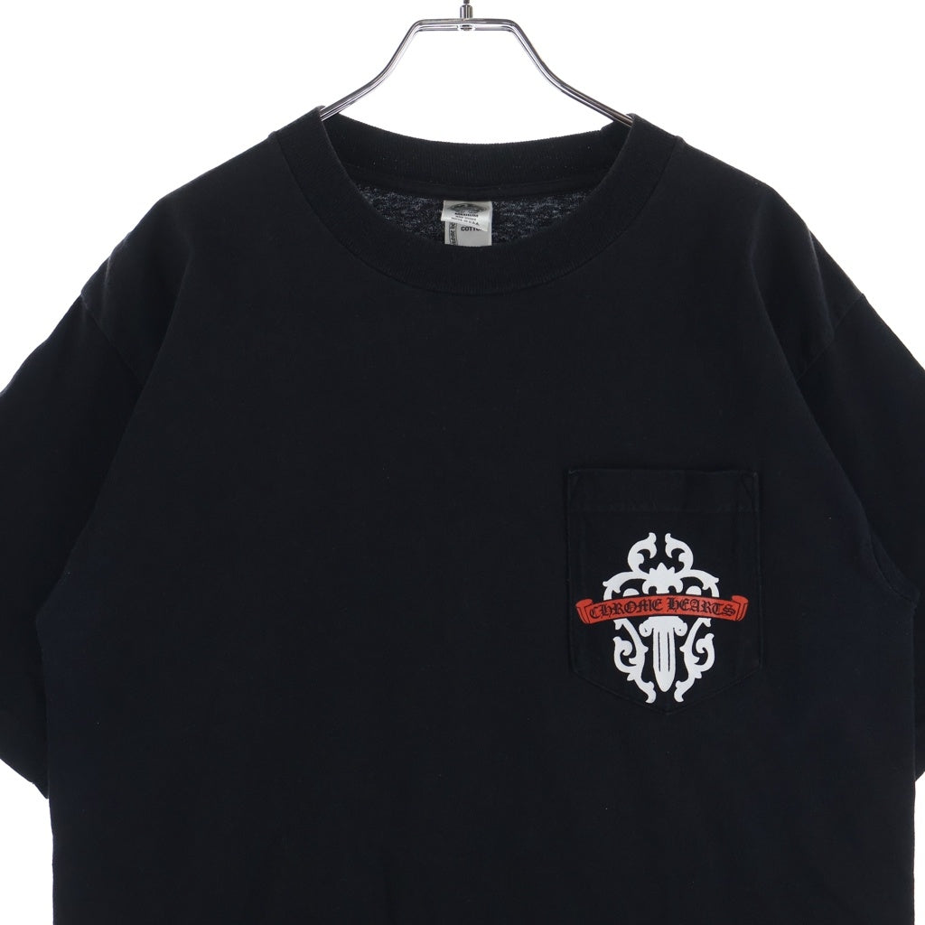 CHROME HEARTS(クロムハーツ) OLD S/S オールド 胸ヴァインダガー 東京限定 バックスクロールラベルプリント半袖