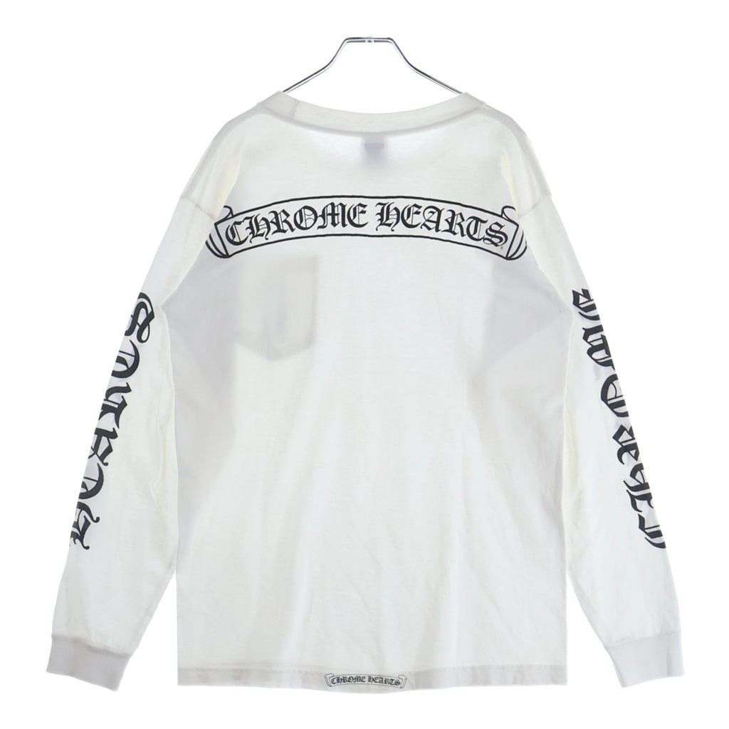 CHROME HEARTS(クロムハーツ) OLD L/S オールド バックスクロールラベルプリント 長袖Tシャツ