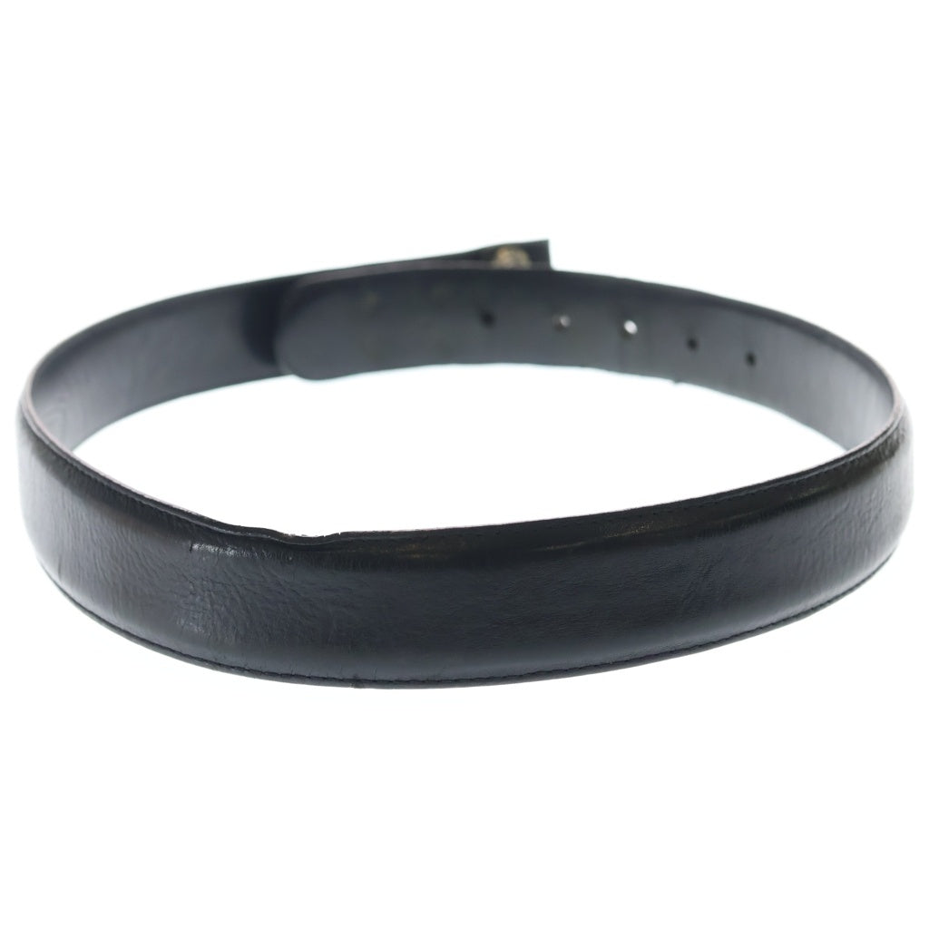 CHROME HEARTS(クロムハーツ) 1.5 STRAP 1.5インチ ホースシューリベッツ レザーベルトストラップ ブラック