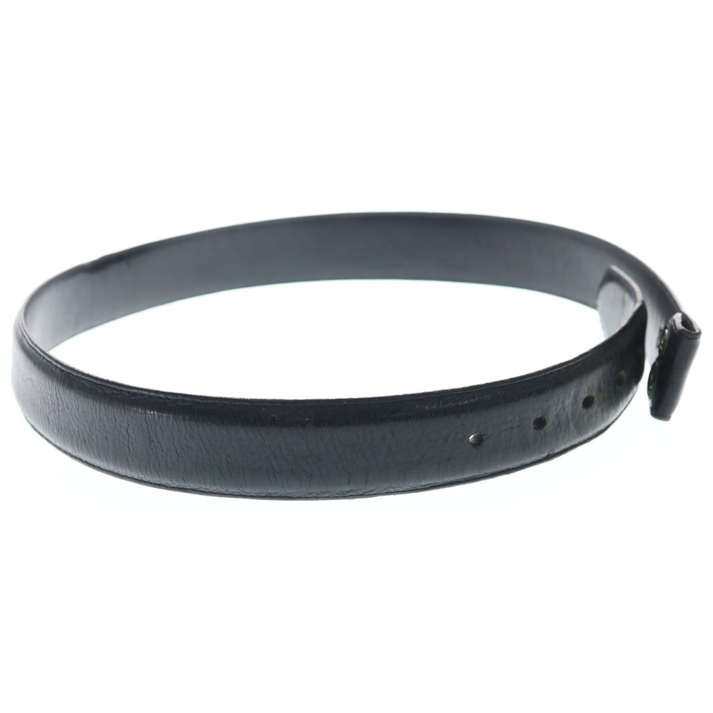 CHROME HEARTS(クロムハーツ) 1.5 STRAP 1.5インチ ホースシューリベッツ レザーベルトストラップ ブラック
