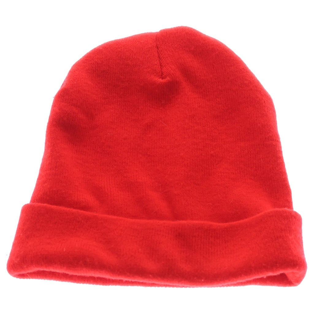 CHROME HEARTS(クロムハーツ) WATCH CAP ワッチキャップ ロゴ刺繍ビーニー ニットキャップ 帽子 レッド