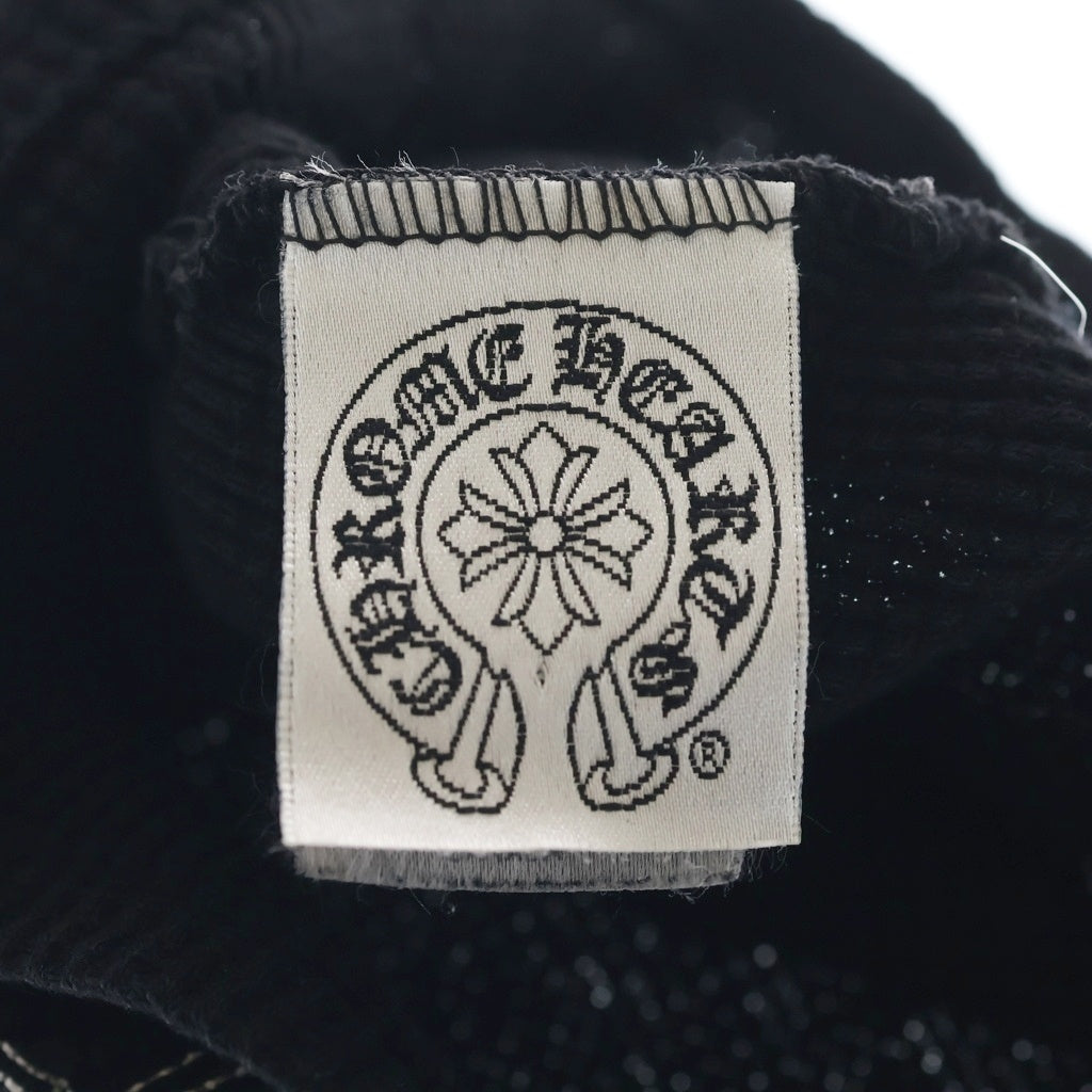 CHROME HEARTS(クロムハーツ) THERMAL BEANIE CHクロス刺繍 サーマルビーニー キャップ ブラック
