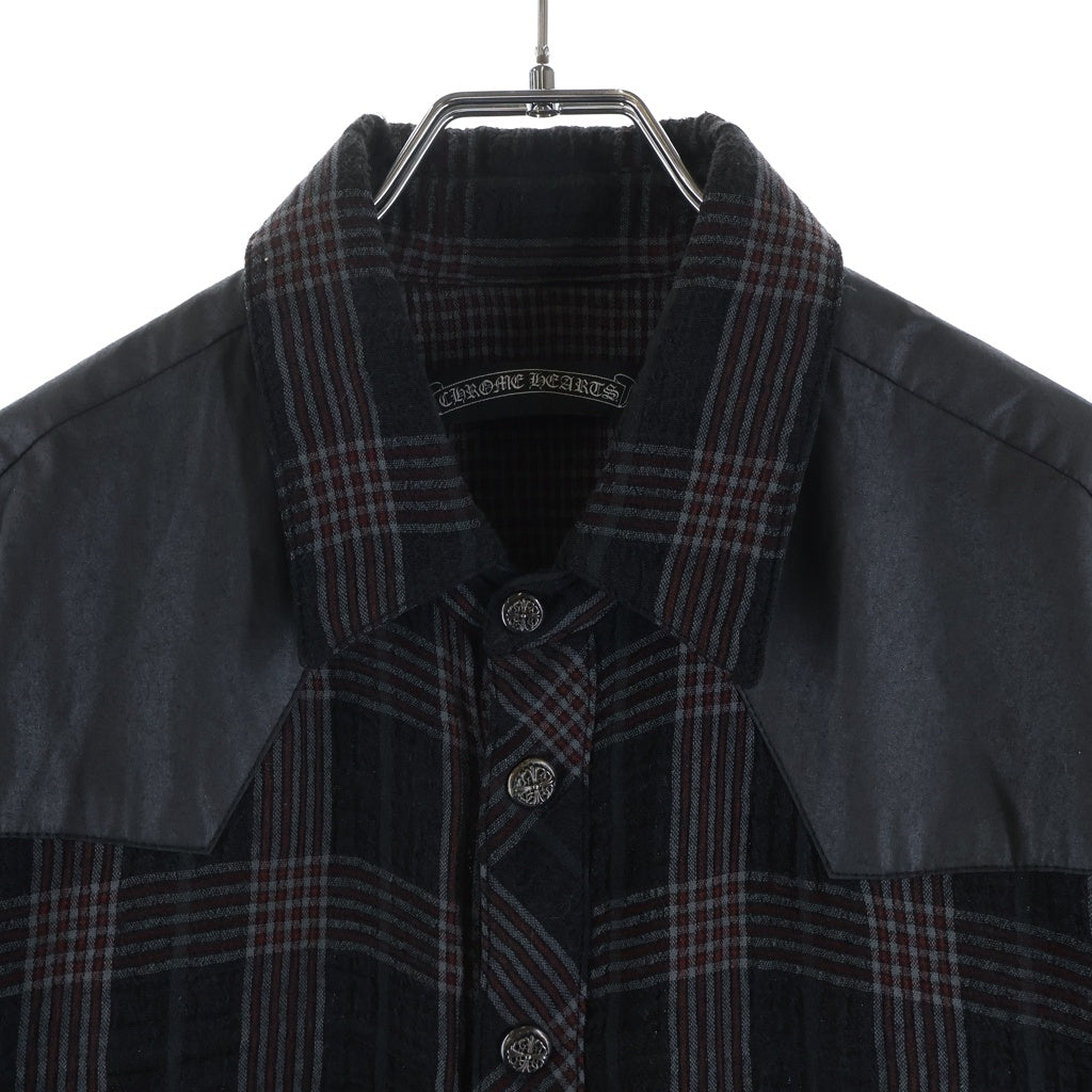 CHROME HEARTS(クロムハーツ) LOOSEENDS LS CHECK チェック柄胸ポケット長袖シャツ