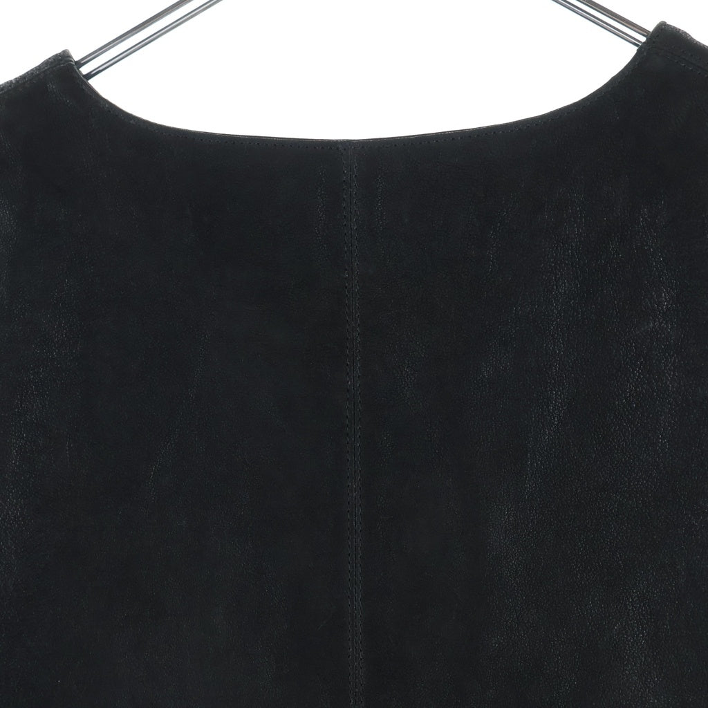 CHROME HEARTS(クロムハーツ) CLASSIC 2B DSTRY クラシック 2B デストロイ レザーベスト ブラック