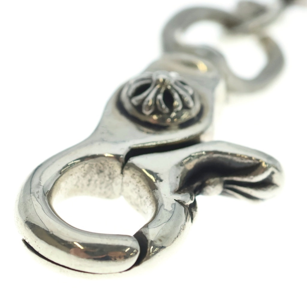CHROME HEARTS(クロムハーツ) 2BALL LONG-S/1クリップロング#2クロスボール ウォレットチェーン シルバー BCA386
