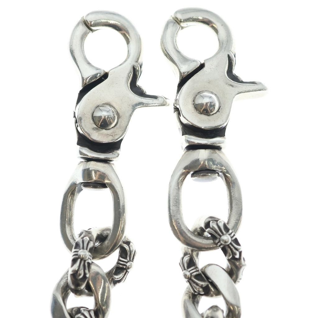 CHROME HEARTS(クロムハーツ) FANCY SHORT-T/2クリップショートファンシー ウォレットチェーン シルバー BCA077