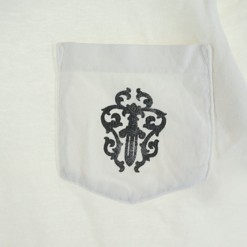CHROME HEARTS(クロムハーツ) OLD S/S オールド ヴァインダガー バックホースシュープリント 半袖Tシャツカットソー