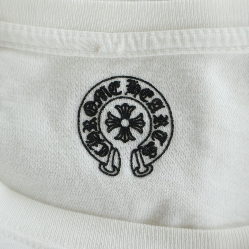 CHROME HEARTS(クロムハーツ) CH S/S バックスクロールラベルプリント半袖Tシャツ