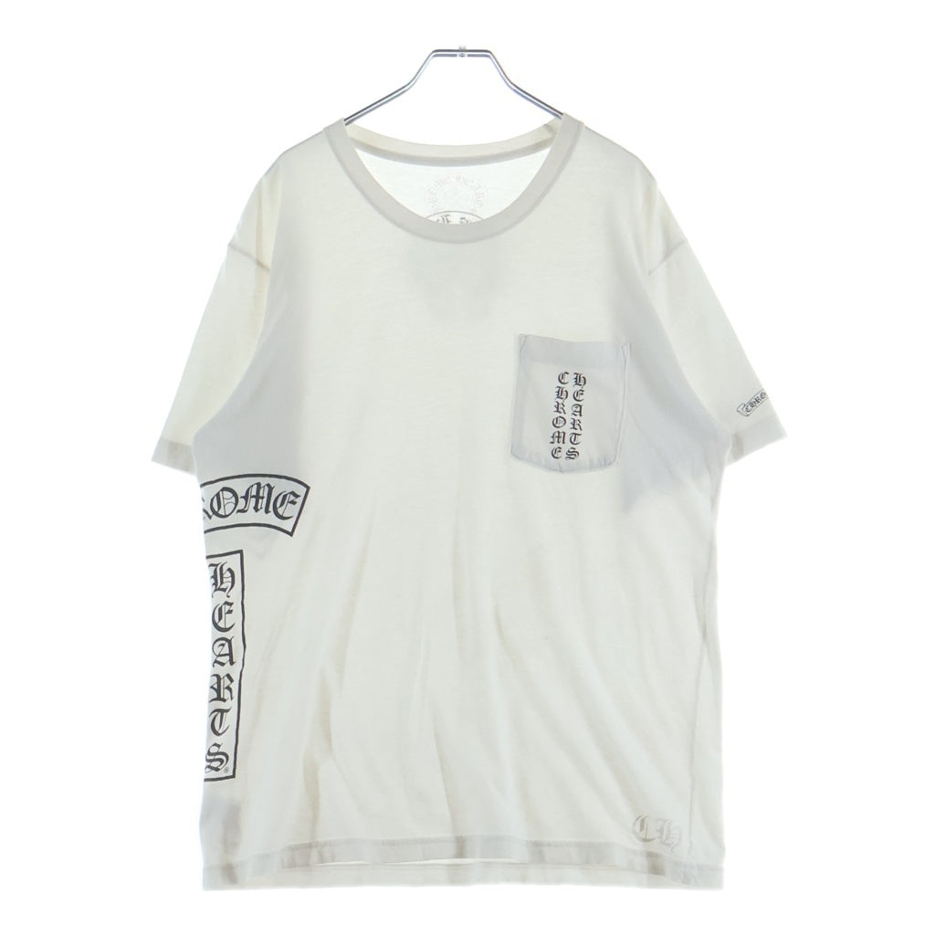 ⭐️美品⭐️ クロムハーツ バックホースシュープリント 七分袖シャツ CHROME HEARTS(クロムハーツ) CH S/S T BAR Tバープリント バック